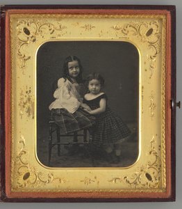 Retrato sin título de dos niñas, 1861