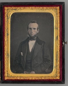 Retrato sin título de un hombre sentado, 1862