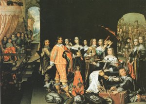 Glorificación de la viuda electora Elisabeth Charlotte de Brandeburgo como Reina de Saba de Mathias Czwiczek