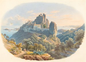 El Castillo de Eze, cerca de Niza de Mathias Gabriel Lory