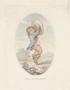 Niño con pandereta
El Tamborine (título en el objeto)