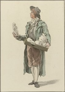 Vendedor ambulante con figuritas de yeso de Mathias de Sallieth