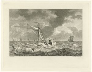 Playas del muelle del patrón Klaas Ringels cerca de Texel, 1778