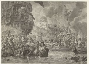 La incursión holandesa en el Medway y la captura del Royal Charles, 1667 de Mathias de Sallieth