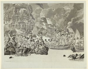 La incursión holandesa en el Medway y la captura del Royal Charles, 1667 de Mathias de Sallieth