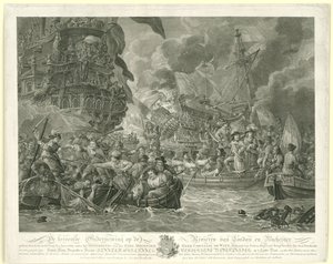 La incursión holandesa en el Medway y la captura del Royal Charles, 1667 de Mathias de Sallieth