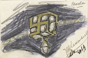 Diseño de un broche de Mathieu Lauweriks