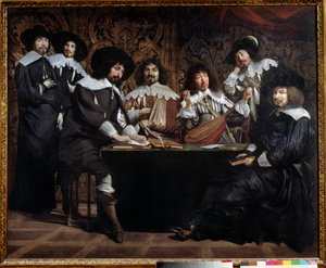 Reuniones de aficionados o academia de Mathieu Le Nain
