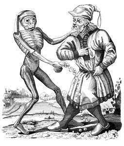 La muerte y el judío, siglo XVII 1849 de Mathieu Marian