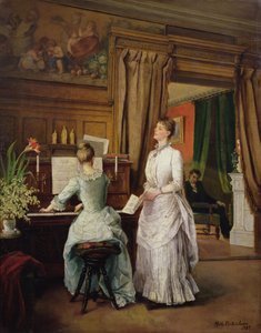 Mujeres en la sala de música