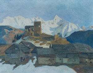 Invierno en Damas (Tirol) de Mathilde Sitta Allé