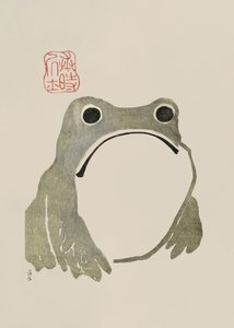 La rana gruñona I (Original) de Matsumoto Hoji
