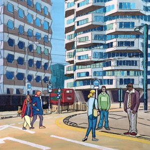 East Croydon, 2016 (técnica mixta sobre panel)