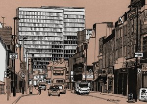 South End - Croydon, 2016 (tinta acrílica sobre tabla)