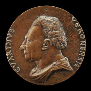Guarino da Verona, 1374-1460, Humanista [anverso], c. 1446 de Matteo di Andrea de Pasti