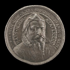 Hans Schel, 1518-1592, Patricio de Núremberg [anverso], 1592 de Matthäus Carl