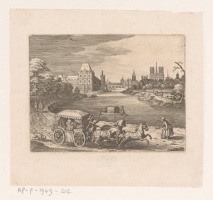 Vista de París
París (título en el objeto)
Siete paisajes y ciudades francesas (título de la serie)