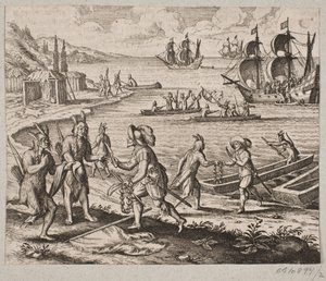 Sådan blev en naturhavn afhændet til de udsendte englændere de Matthäus Merian d.Æ.