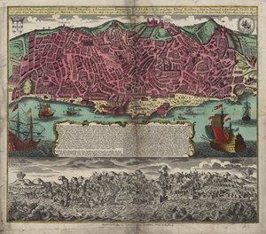 Mapa de la colección de mapas de la Biblioteca Nacional. El mapa está publicado en Augsburgo de Matthäus Seutter