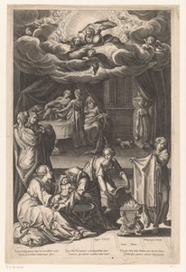 nacimiento de la virgen de Matthaus Greuter