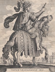 Placa 10: Emperador Tito a Caballo, de 
