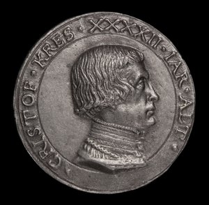 Christoph Kress von Kressenstein,1484-1535, Patricio y Diplomático [anverso], 1526 de Matthes Gebel