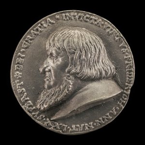 Friedrich el Viejo, 1460-1536, Margrave de Brandeburgo-Ansbach [anverso] de Matthes Gebel
