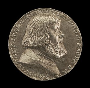 Hieronymus Holzschuher, 1469-1529, Patricio de Núremberg [anverso], 1529