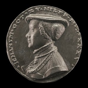 Magdalena Rummel, esposa de Lorenz Staiber 1509 [reverso] de Matthes Gebel