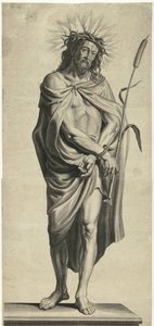ecce-homo Serie de Ecce Homo, Cristo Crucificado, Virgen María y Juan Evangelista (título de la serie)