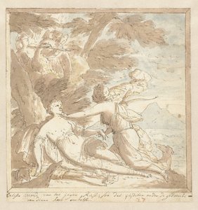 Júpiter y Calisto de Mattheus Terwesten