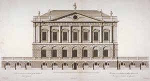 Elevación de Buckingham House, St James