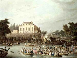 Llegada de los Watermen a Brandenburgh House de Matthew Dubourg