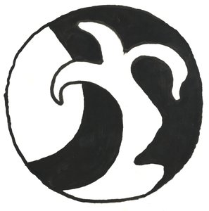 Du Serie Glifos 14, 2017 (tinta china) de Matthew Hilton