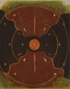 mandala 1, 2013 (linograbado)