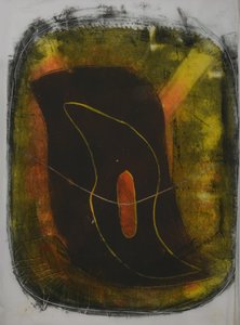 tabla dos, 2020 (linograbado) de Matthew Hilton