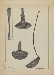 Cuchara de peltre de Matthew Mangiacotti