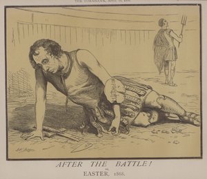 ¡Después de la batalla! o, Pascua 1868 (litografía en color) de Matthew