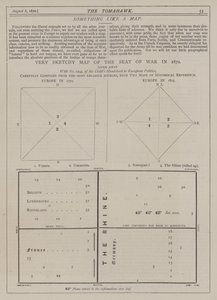 Mapa Muy Esquemático de la Guerra en 1870 de Matthew