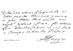 Parte de una carta de Matthew Prior el poeta