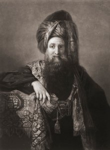 Edward Wortley Montagu. Retrato. (impresión) de Matthew William (after) Peters