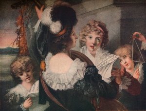 Los encantadores, 1796, 1911 de Matthew William Peters
