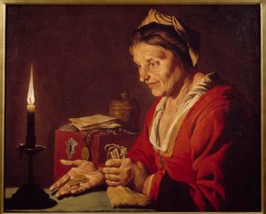 Avaricia de Matthias (c.1600 p.1650) Stomer