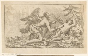 El Padre Tiempo corta las alas de Amor de Matthias Oesterreich