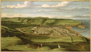Whitehaven, Cumbria, mostrando Flatt Hall, c.1730-35 de Matthias Read