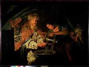 Pilato lavándose las manos de Matthias Stomer
