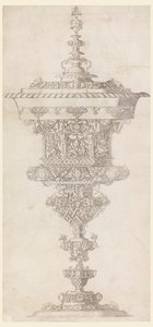 Copa de pie con tapa, de "Novum opus cratero graphicum..."