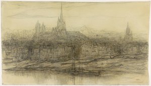 Vista de Rouen de Matthijs Maris