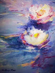 Nenúfares de colores vivos de Matthys Moss