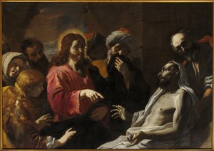 Resurrección de Lázaro, Segunda mitad del siglo XVII (óleo sobre lienzo)